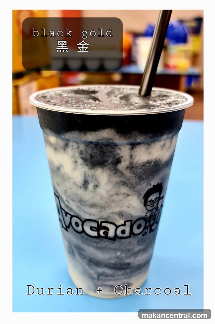 Black Gold Durian + Charcoal Drink