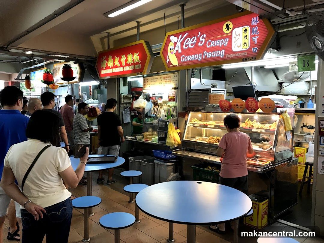 Food Stall with Customers