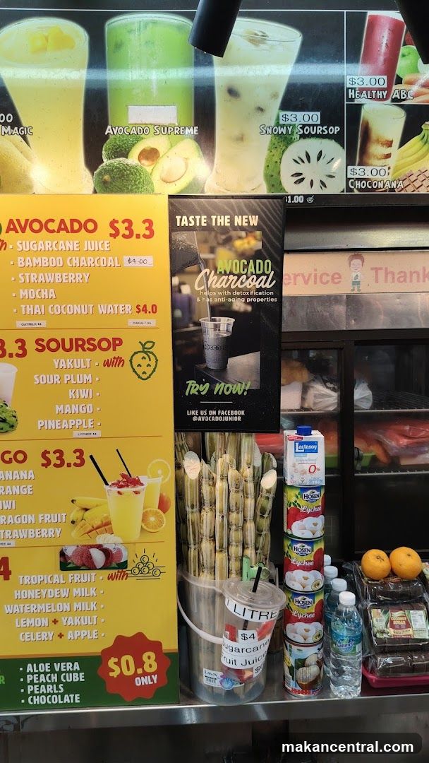 Juice Stand Menu and Products