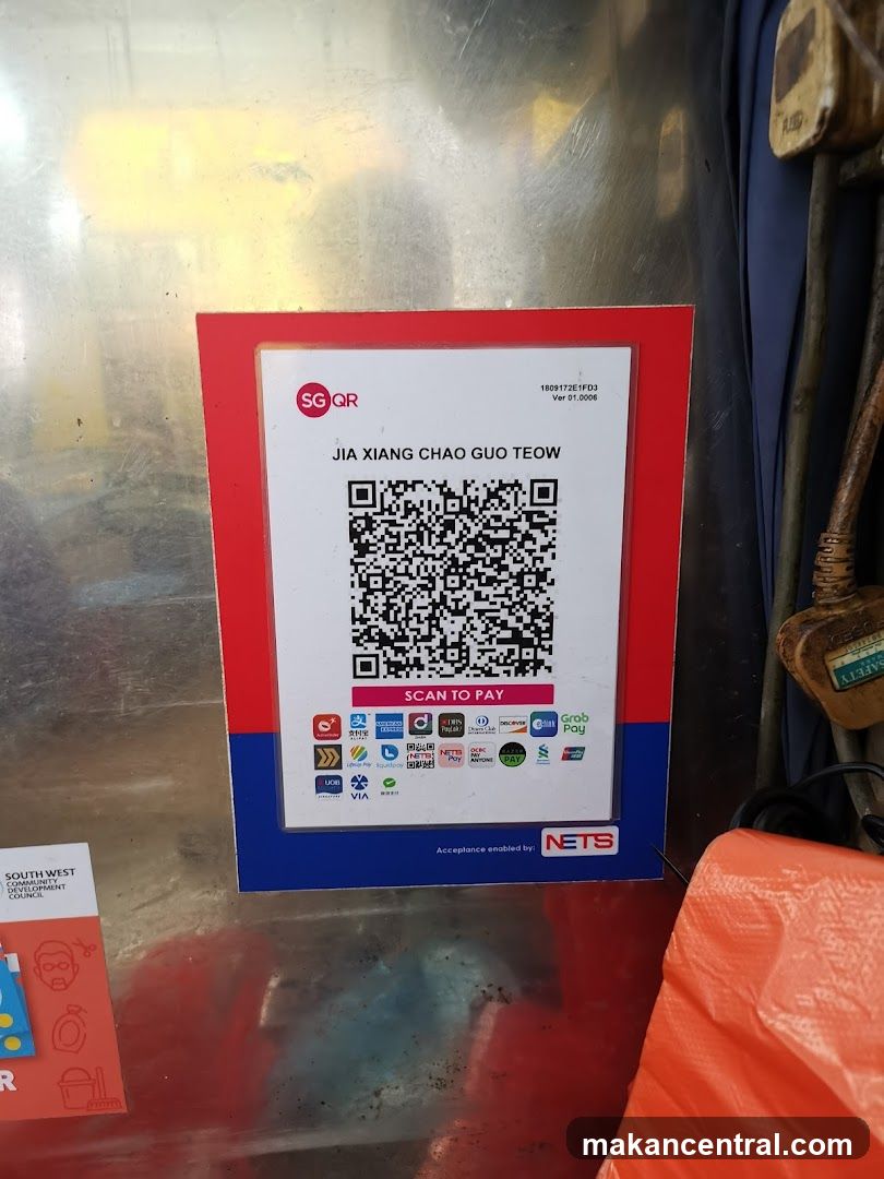 SG QR Payment Sign
