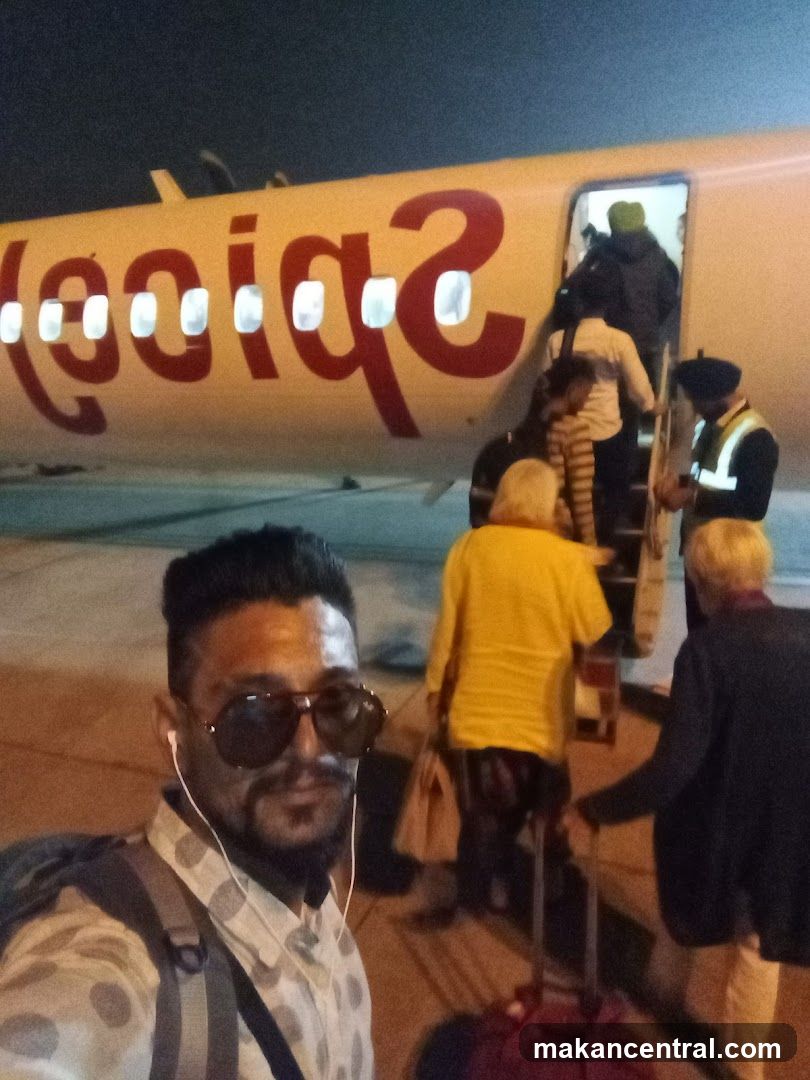 Boarding an Airplane