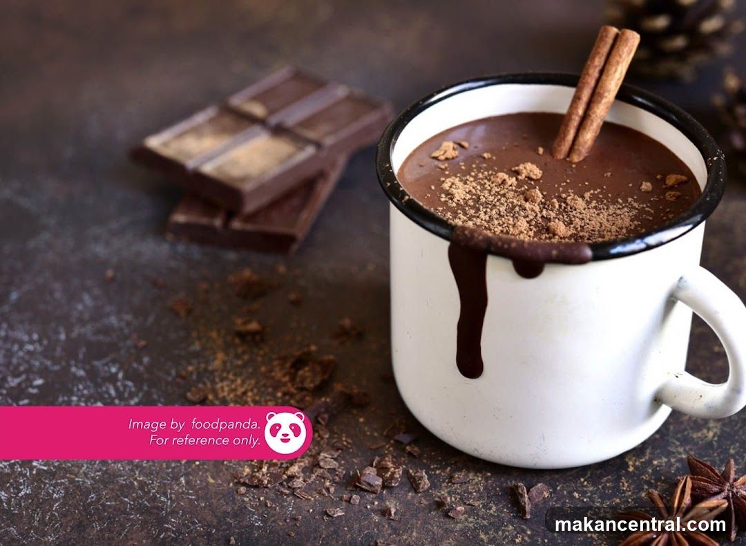 Hot Chocolate with Cinnamon Stick