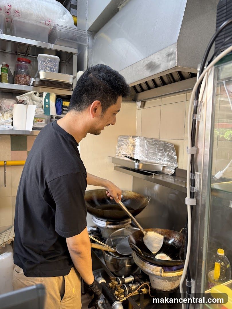 Chef cooking in a kitchen