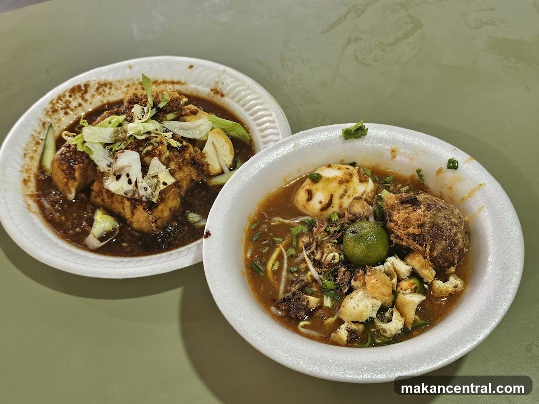Two Bowls of Food