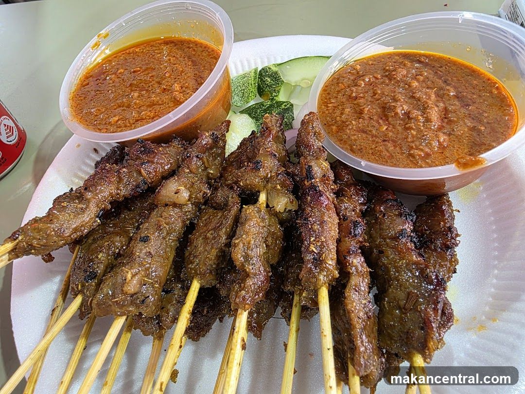 Beef Satay with Peanut Sauce