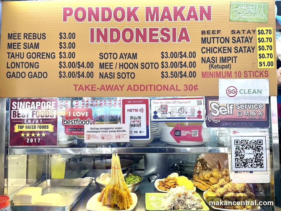 Pondok Makan Indonesia Menu