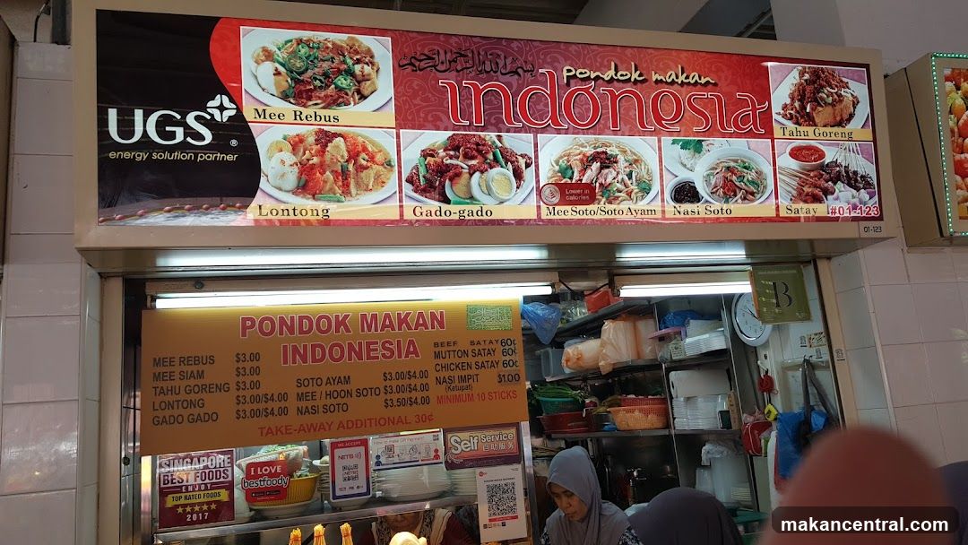 Indonesian Food Stall Signage