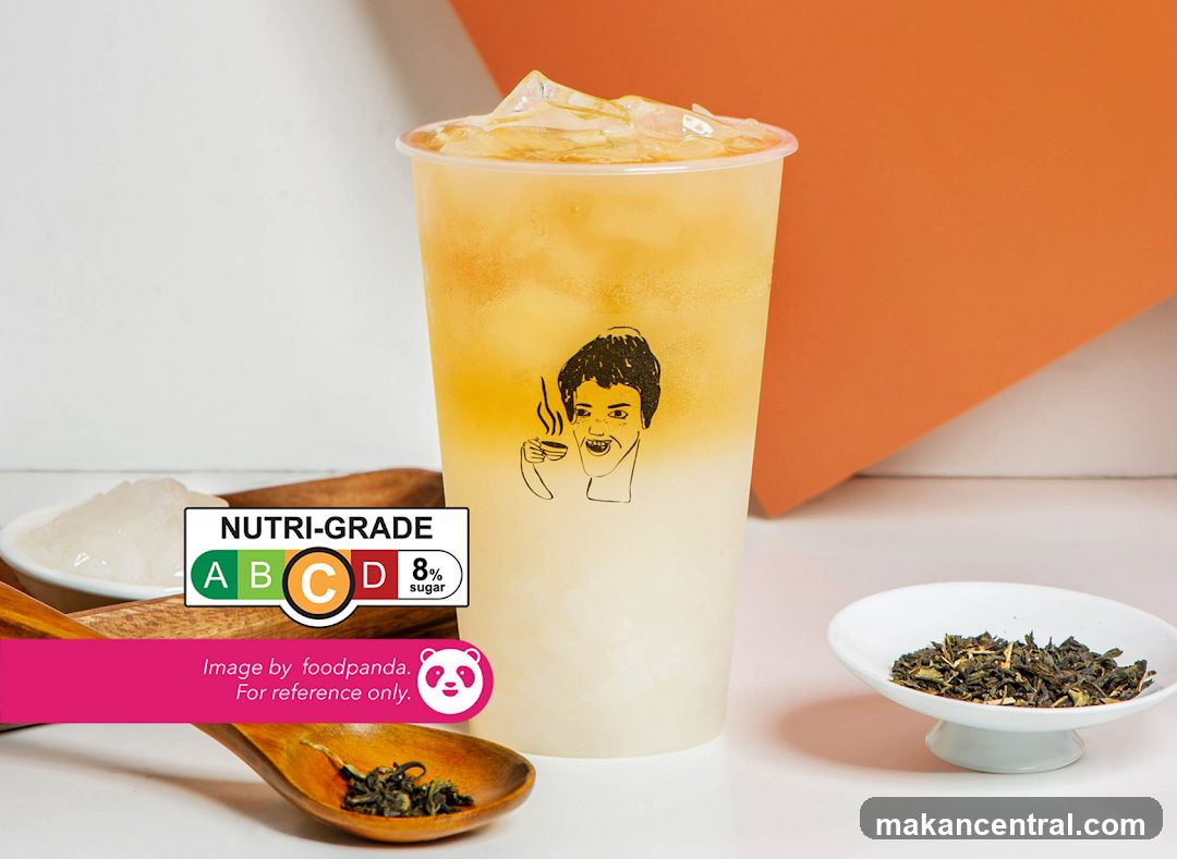 Beverage with Nutri-Grade Label