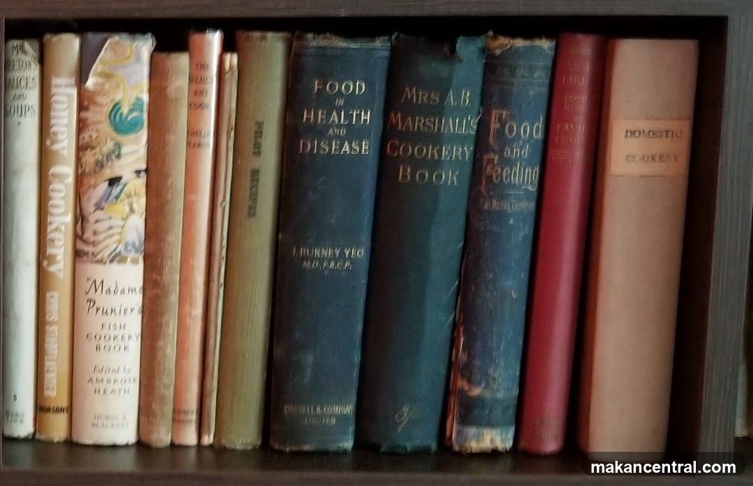 Cookbooks on a Shelf