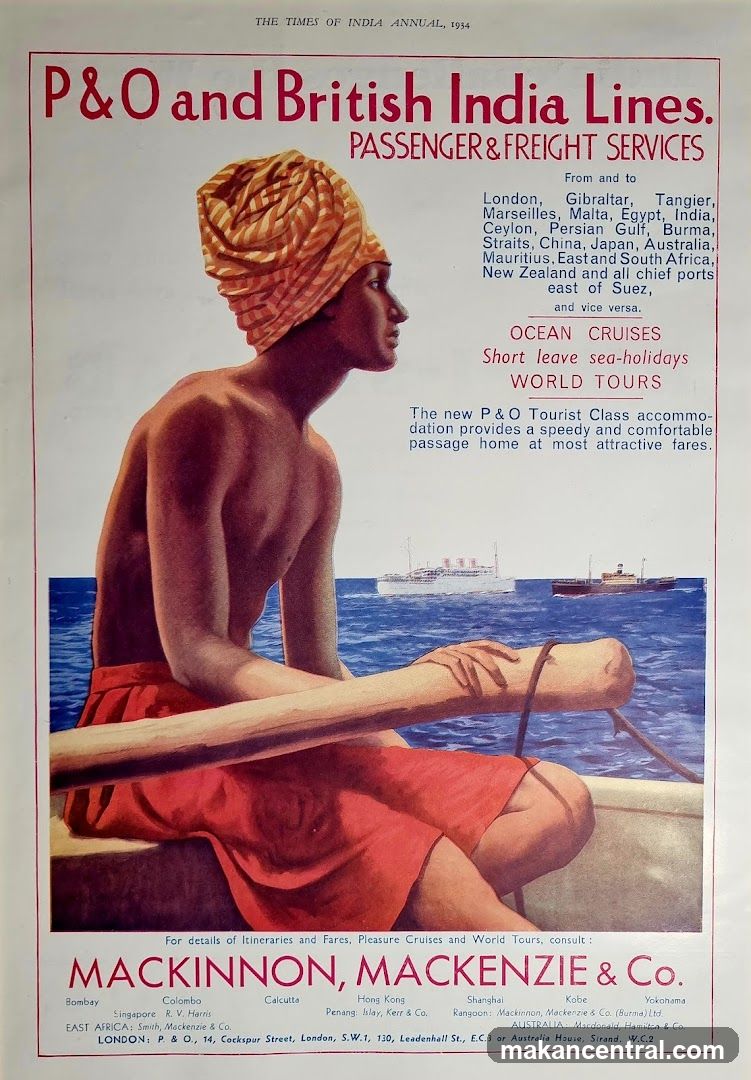 P&O and British India Lines Advertisement