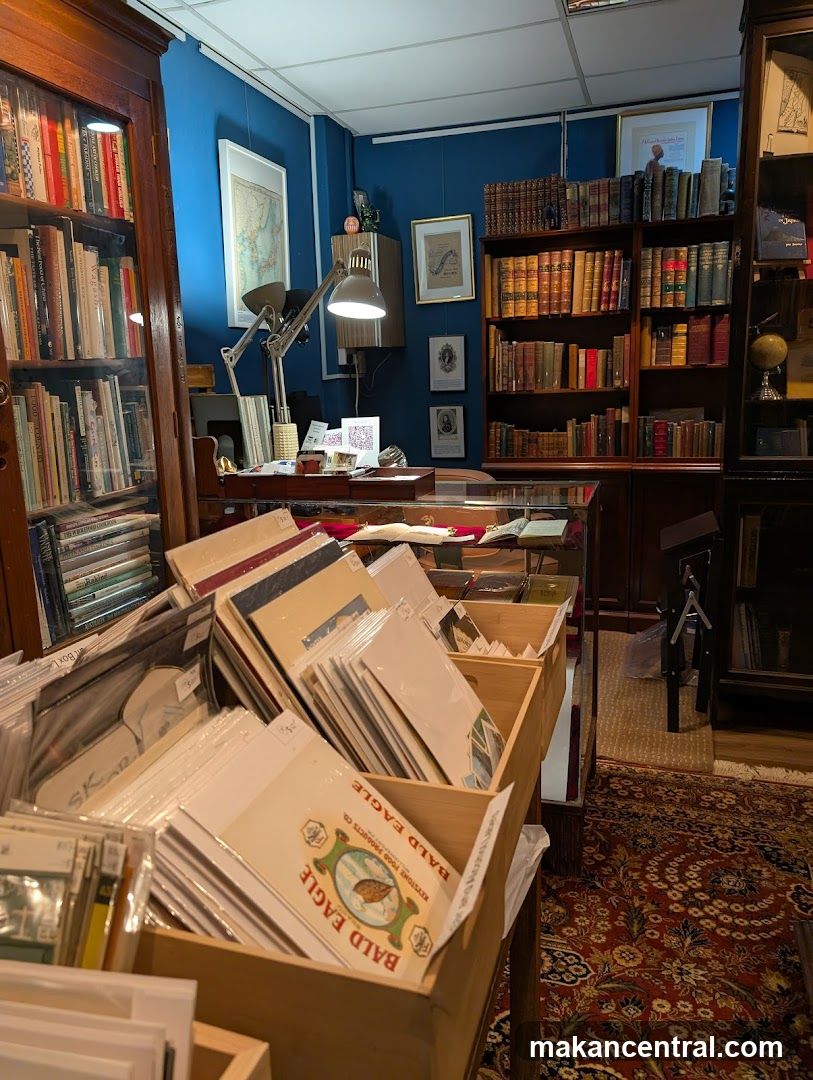 Interior of a bookstore