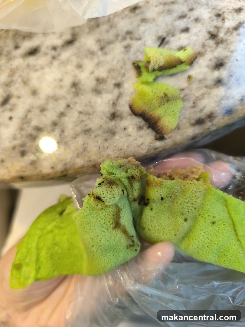 Green Crepe Pieces