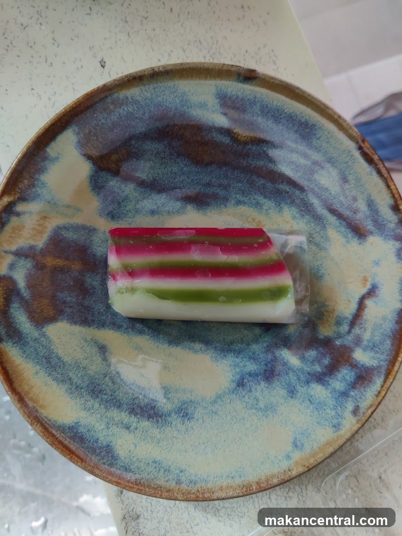 Layered Dessert on Plate