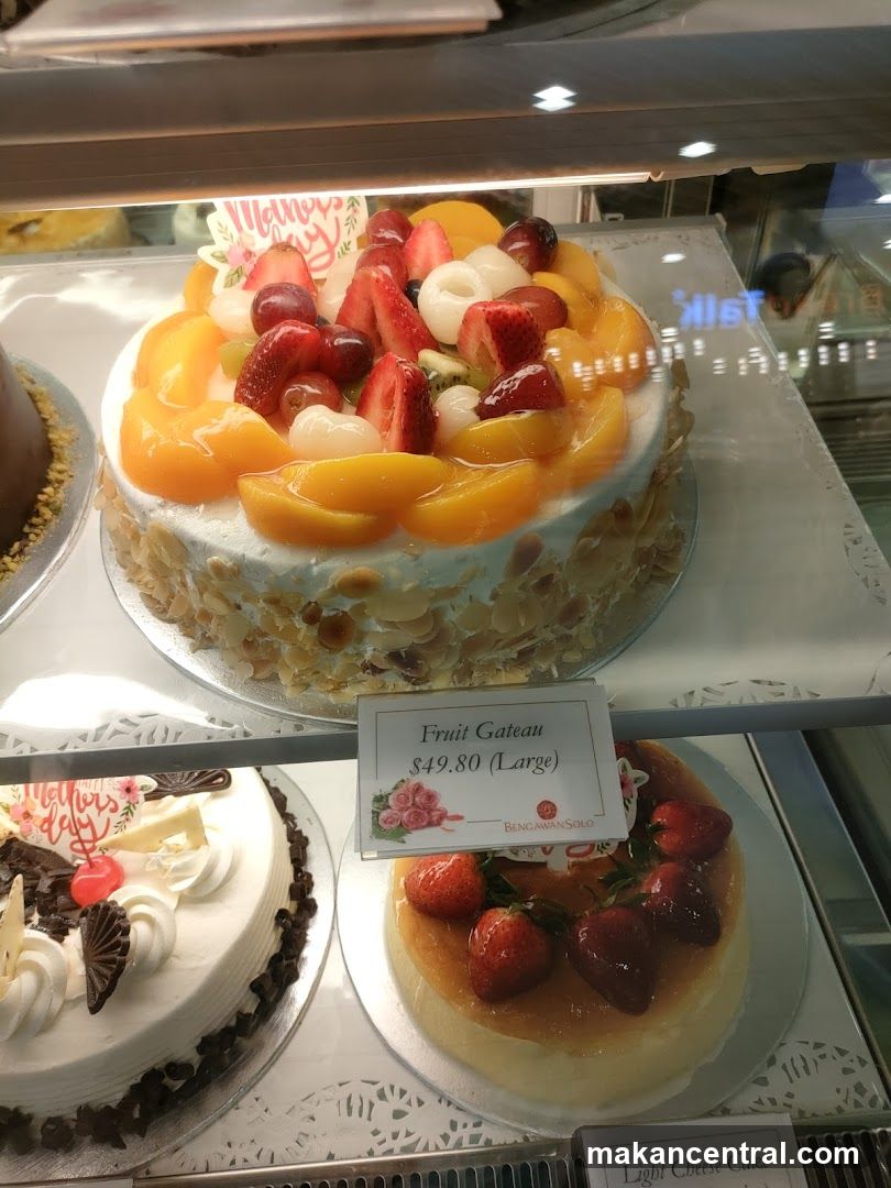 Cakes in a Display Case