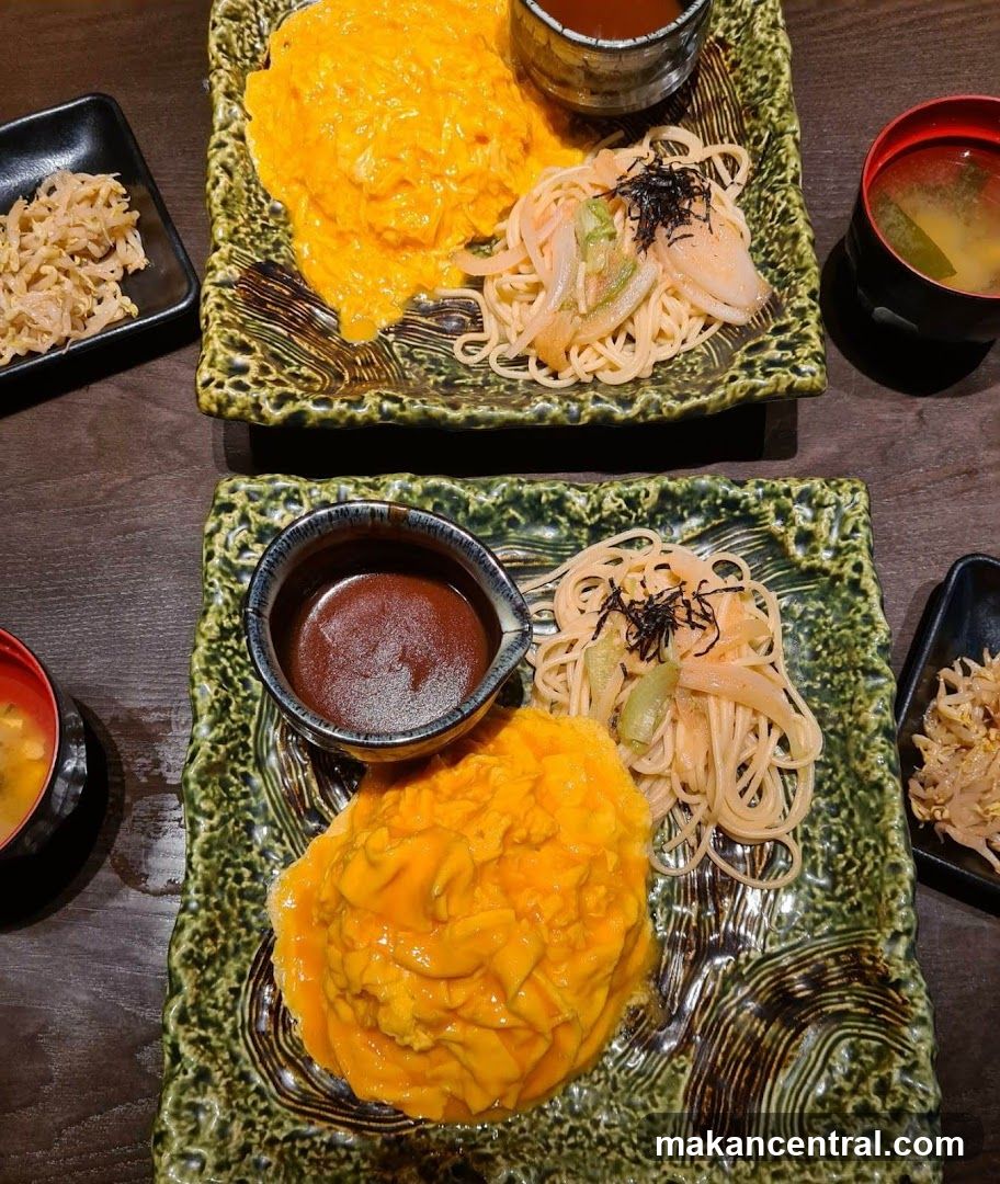 Omurice and Side Dishes