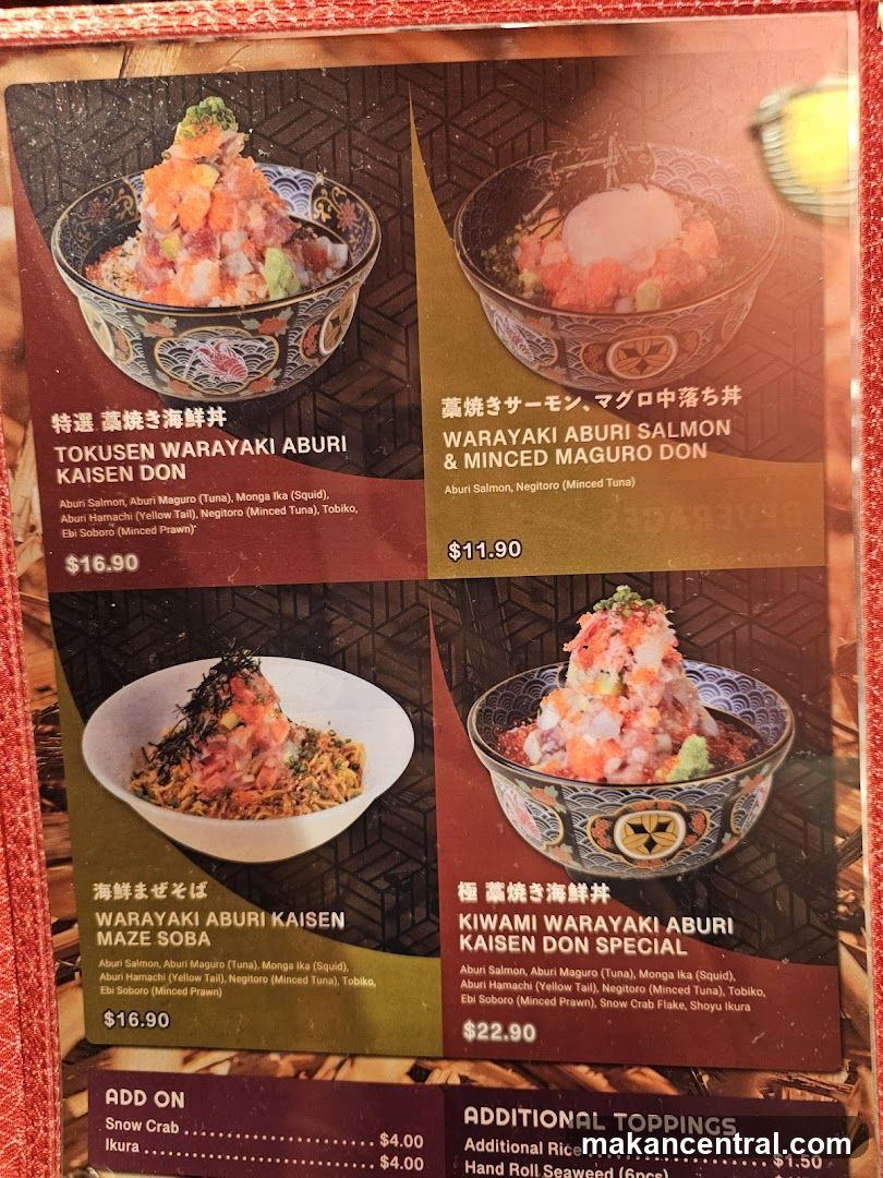 Japanese Seafood Bowls