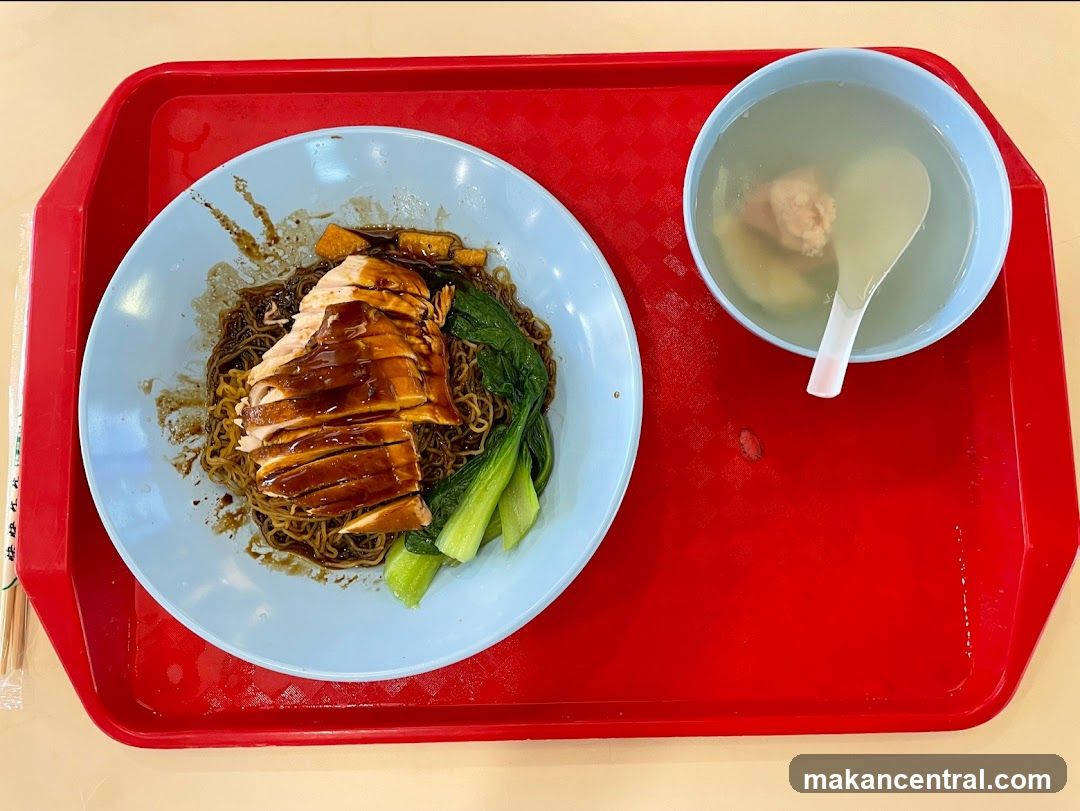 Chicken Noodles with Soup