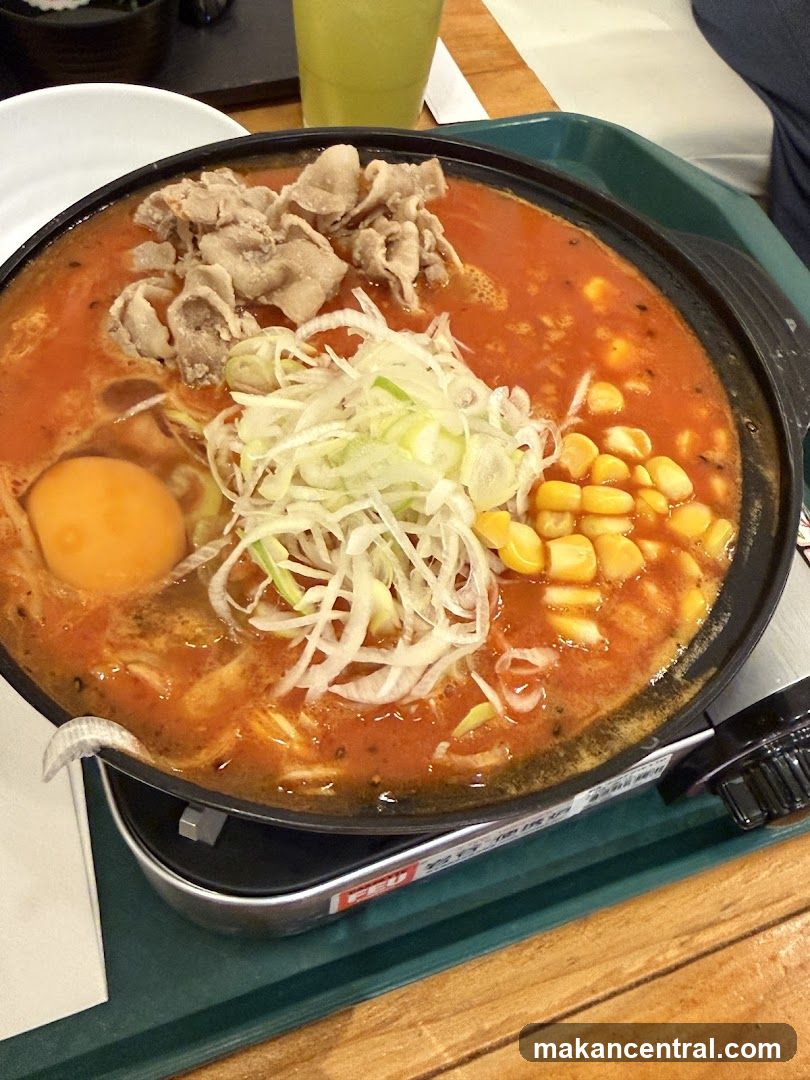 Spicy Ramen with Egg and Pork
