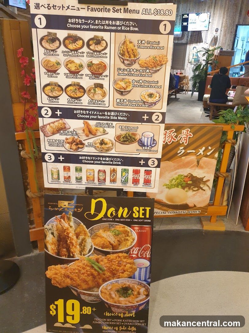 Favorite Set Menu