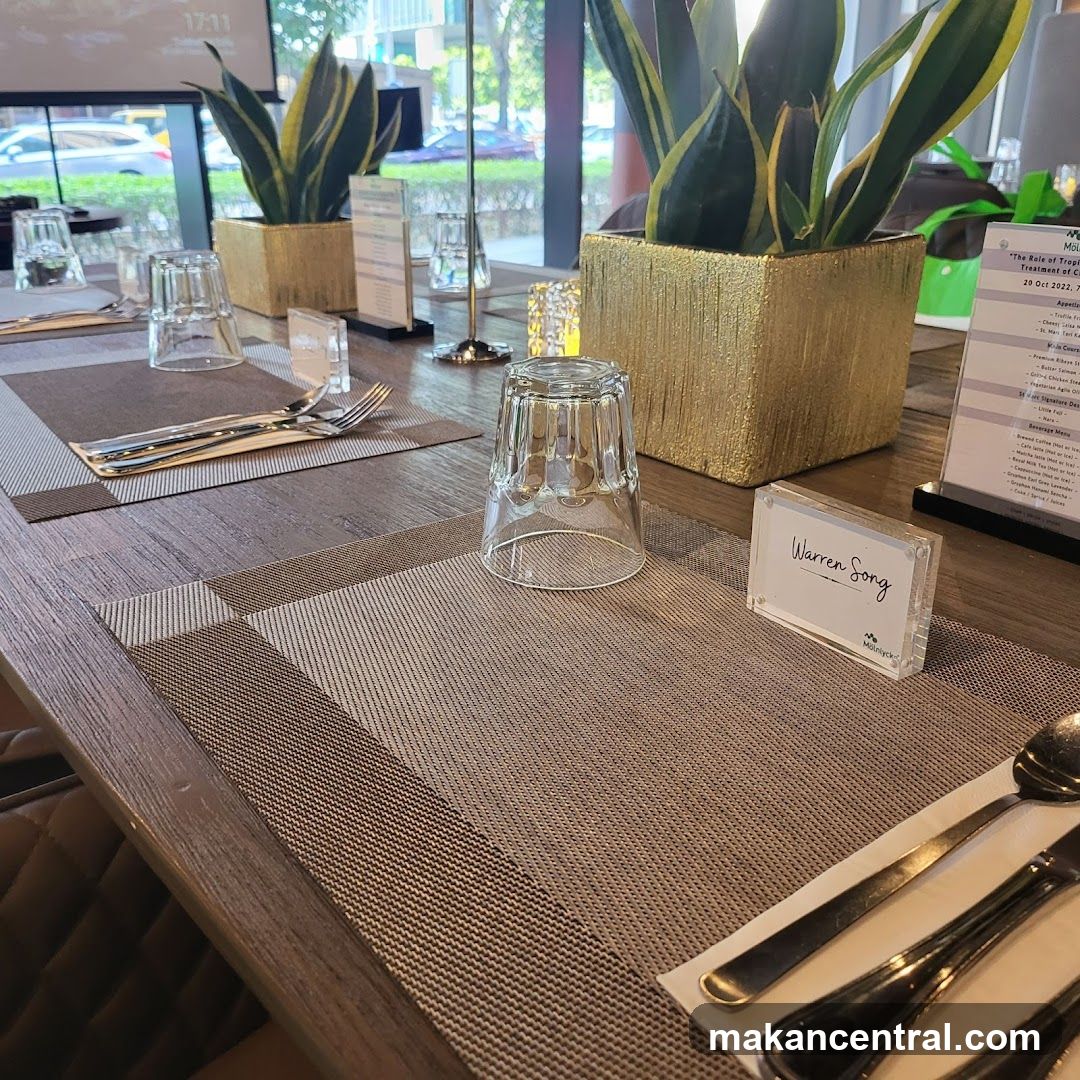 Table Setting with Name Card