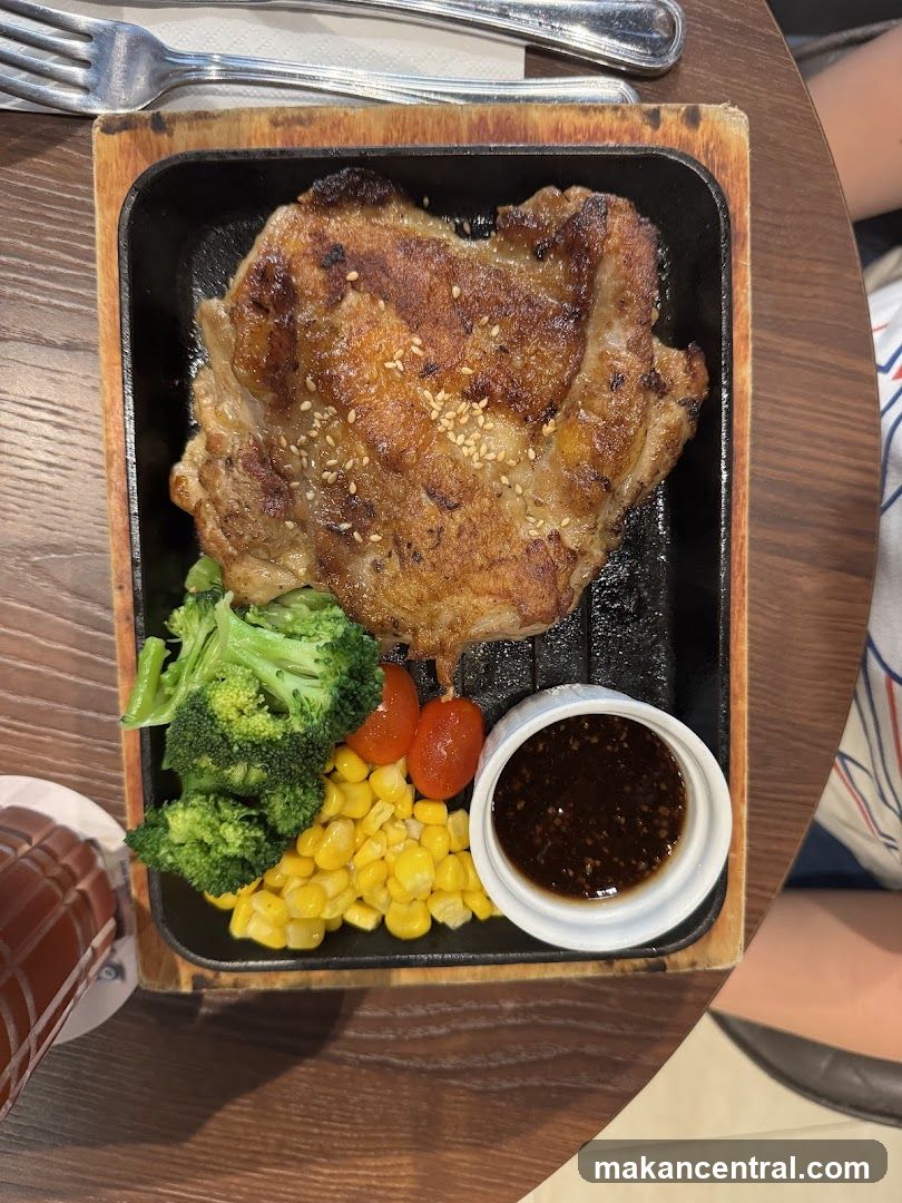 Grilled Chicken Steak with Sides