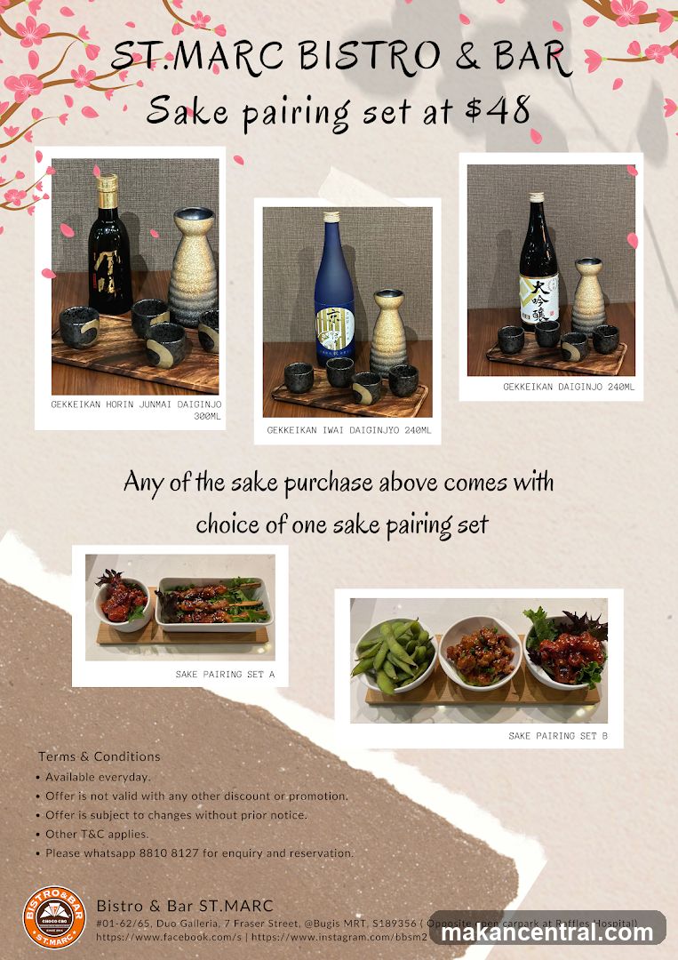 Sake Pairing Set Promotion