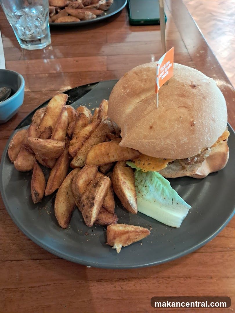 Burger and Fries