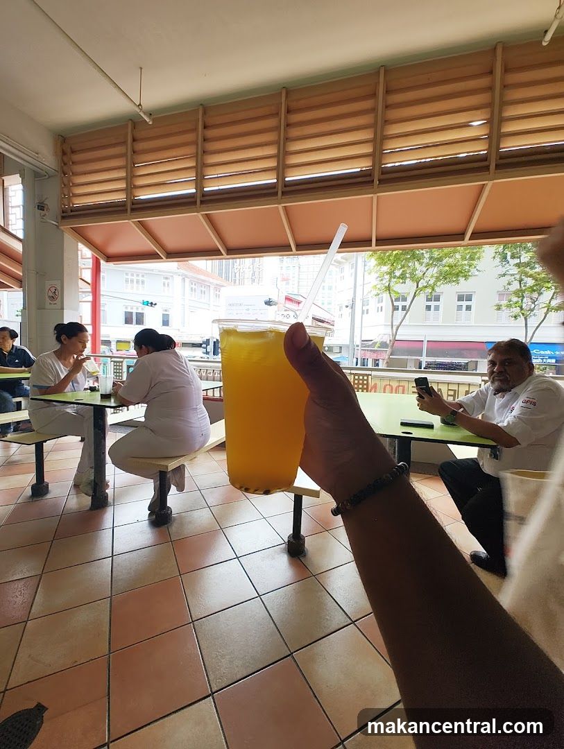 People at an outdoor eatery