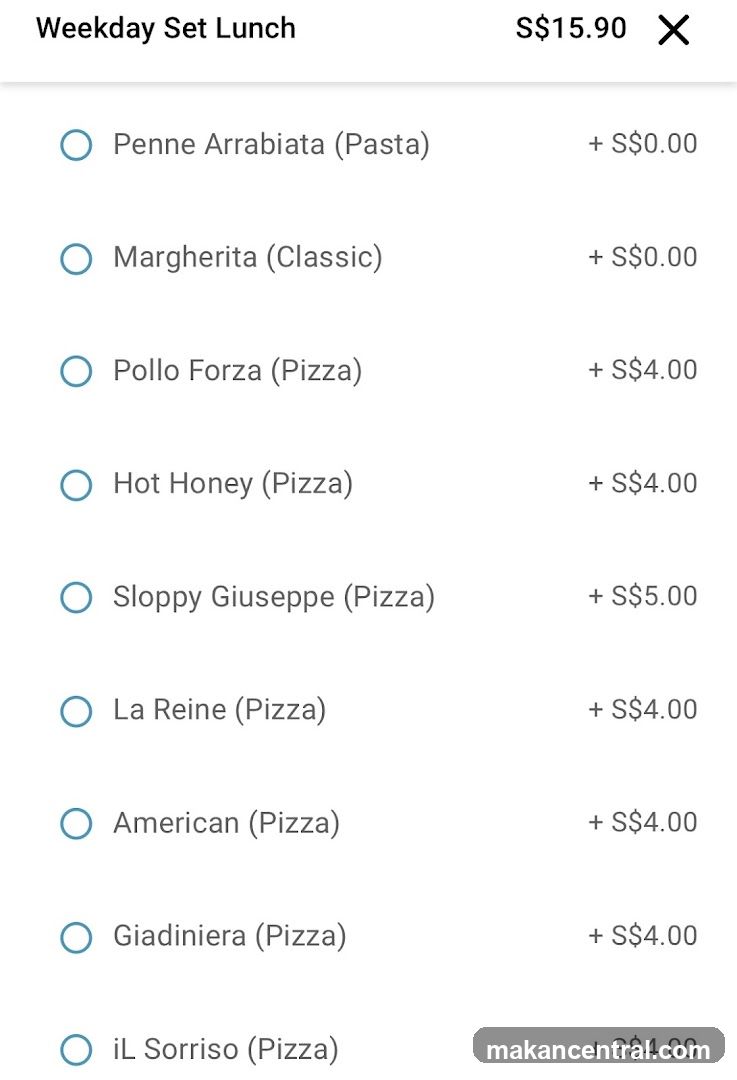 Weekday Set Lunch