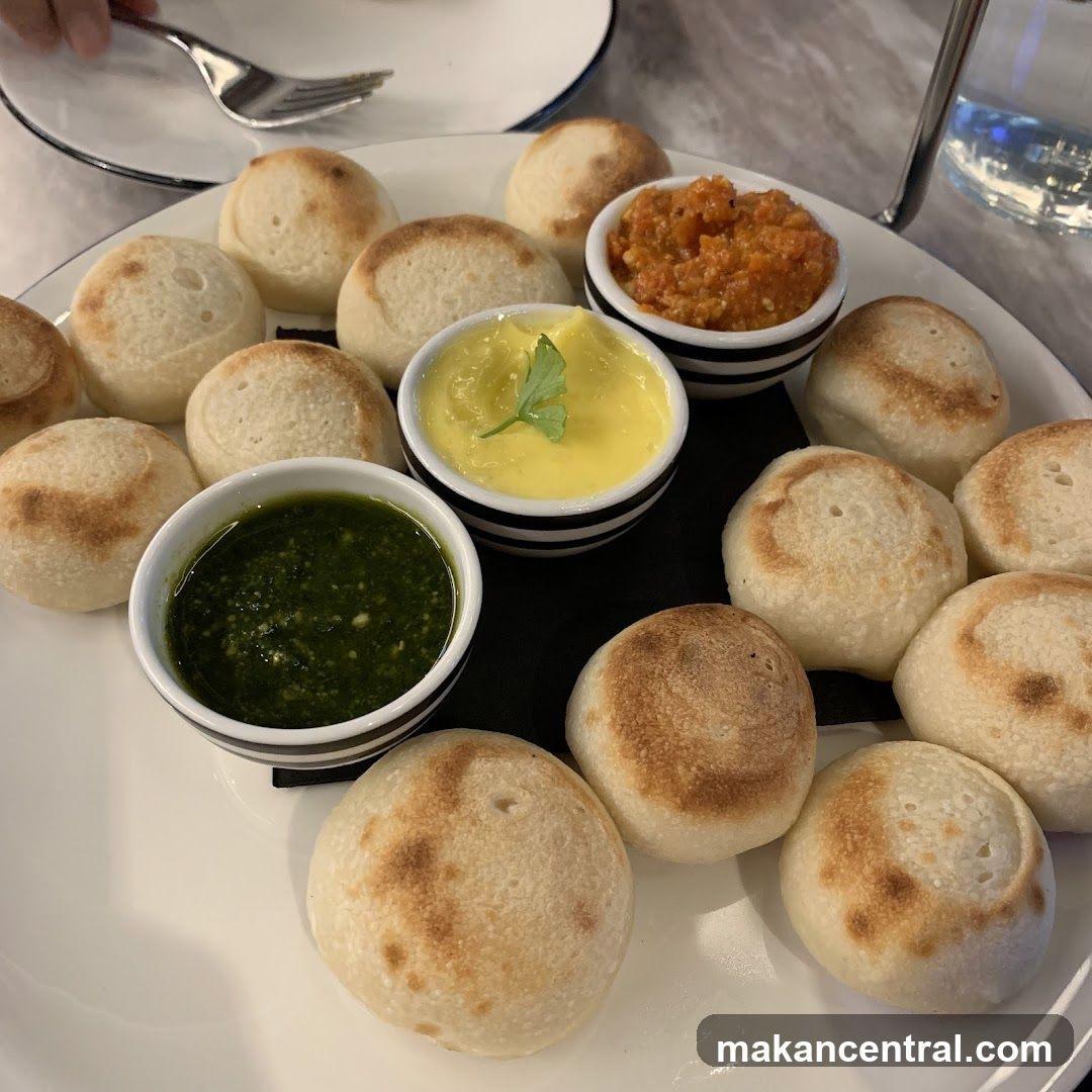 Bread Bites with Dips