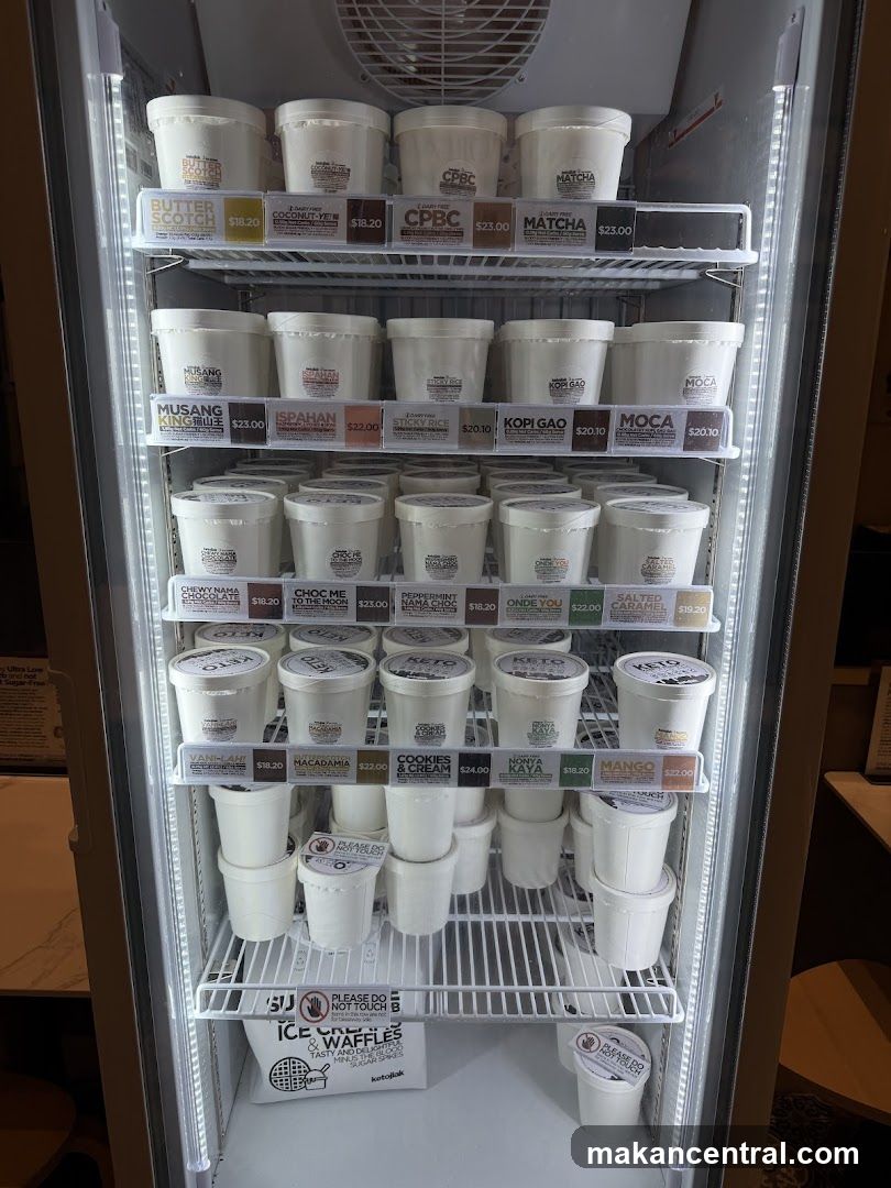 Ice Cream Freezer Display