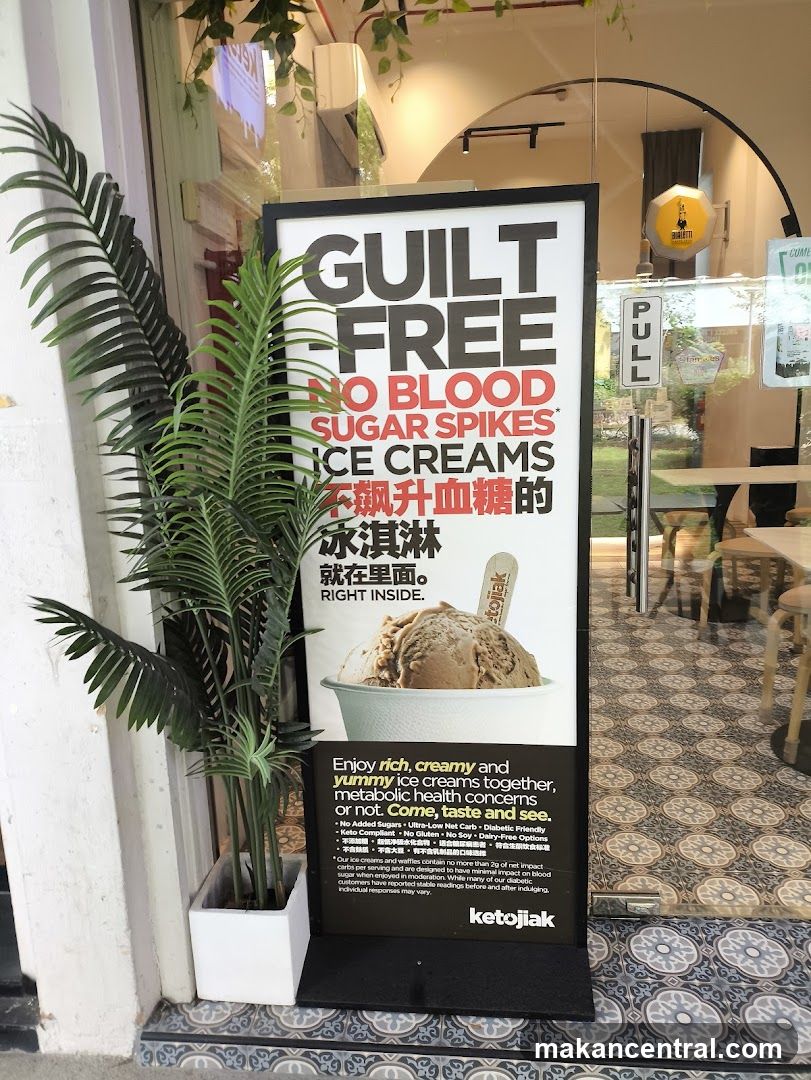 Guilt Free Ice Cream Sign