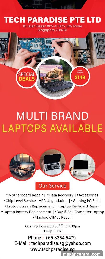 Tech Paradise Pte Ltd Advertisement