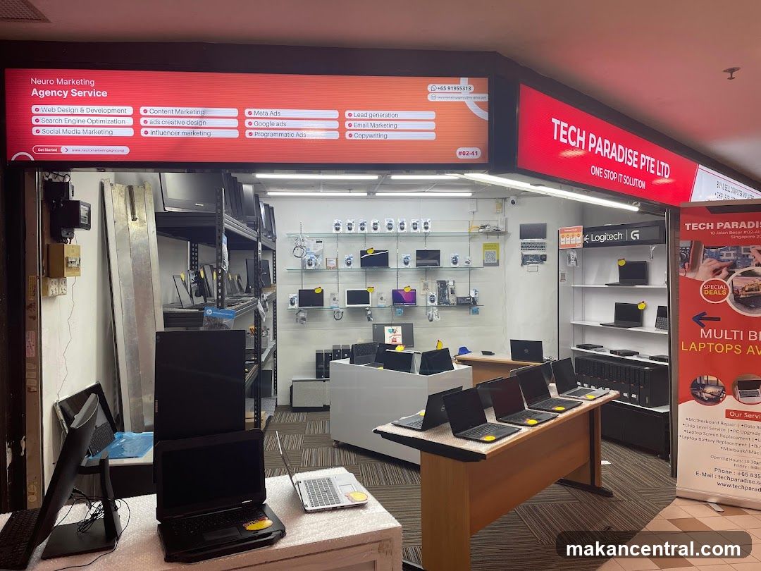 Tech Store with Marketing Services