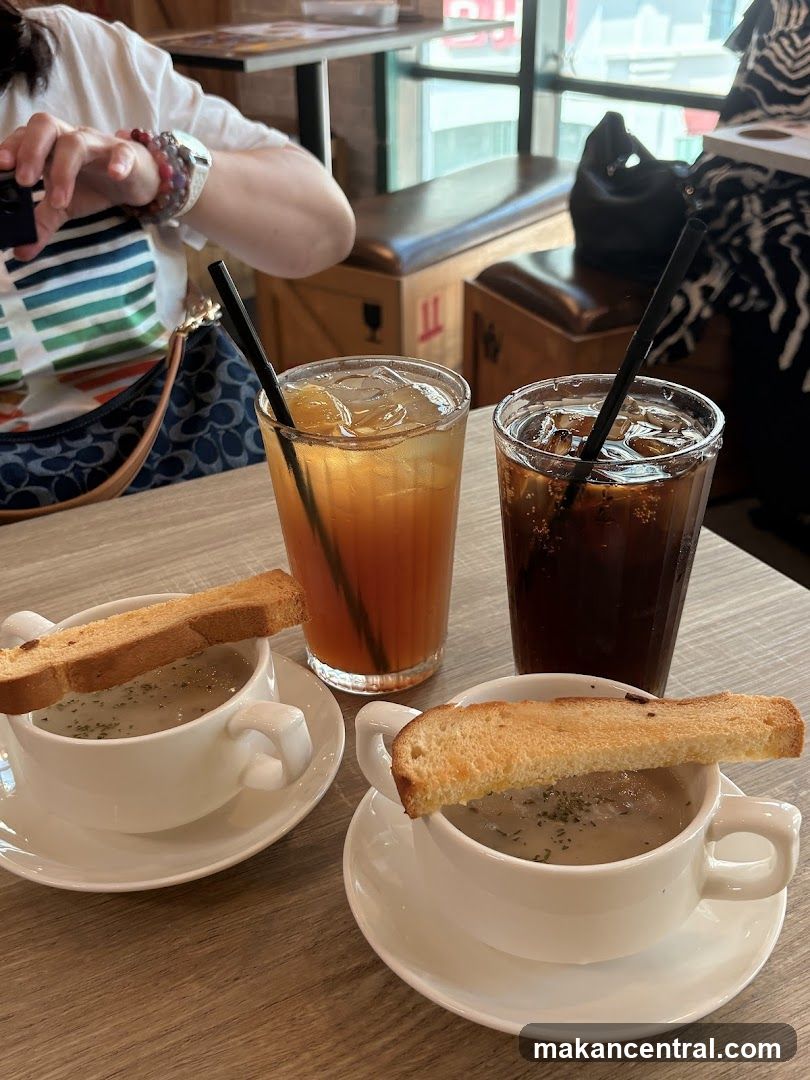 Soup and Drinks