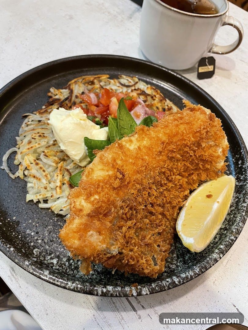 Fried Fish and Hash Browns