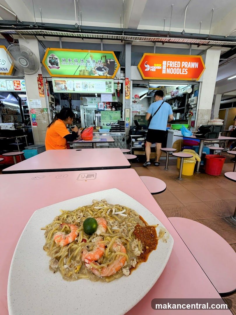 Fried Prawn Noodles Stall