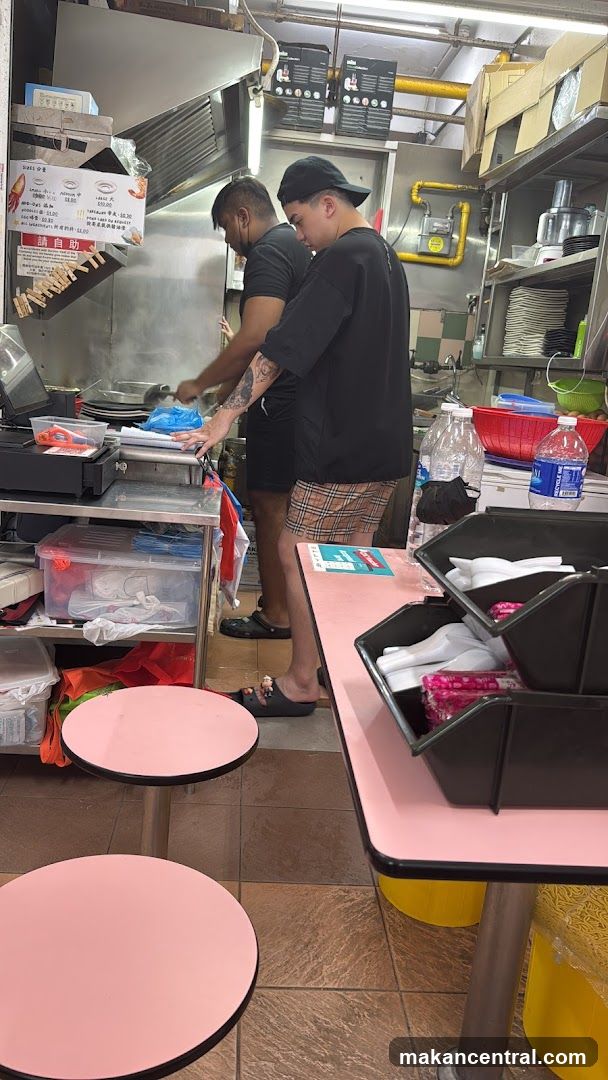 Kitchen Staff Preparing Food