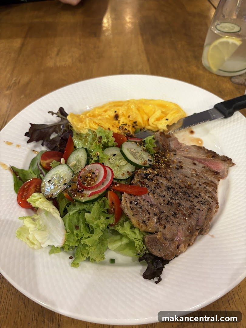 Steak and Salad