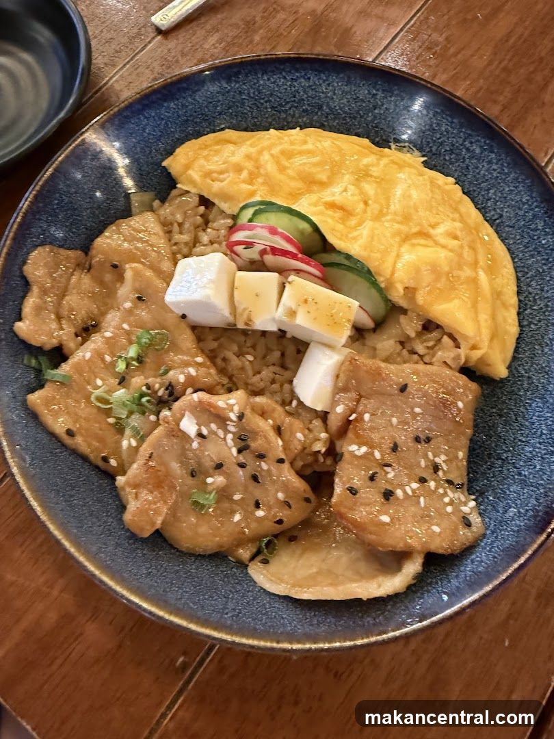 Omurice with Pork