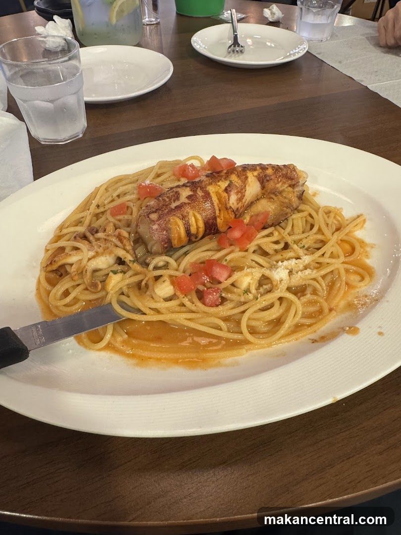 Spaghetti with Calamari
