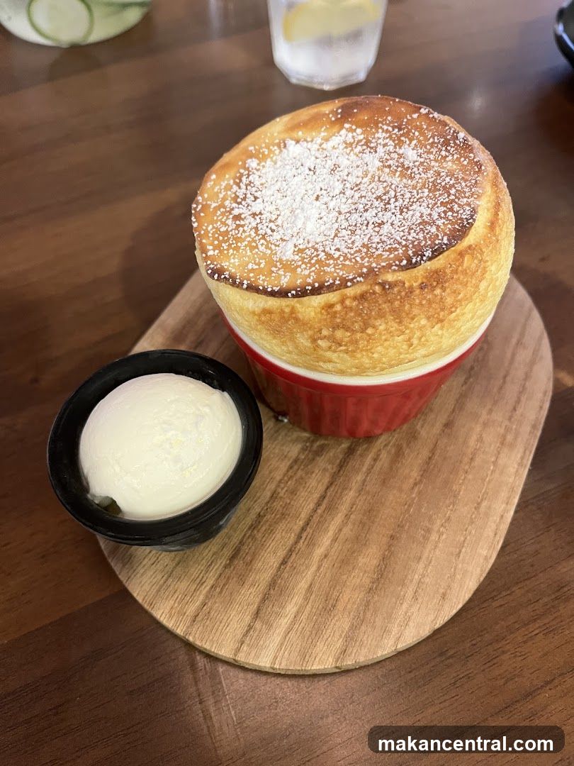 Soufflé with Cream