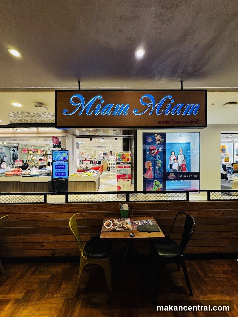 Restaurant Interior with Signage