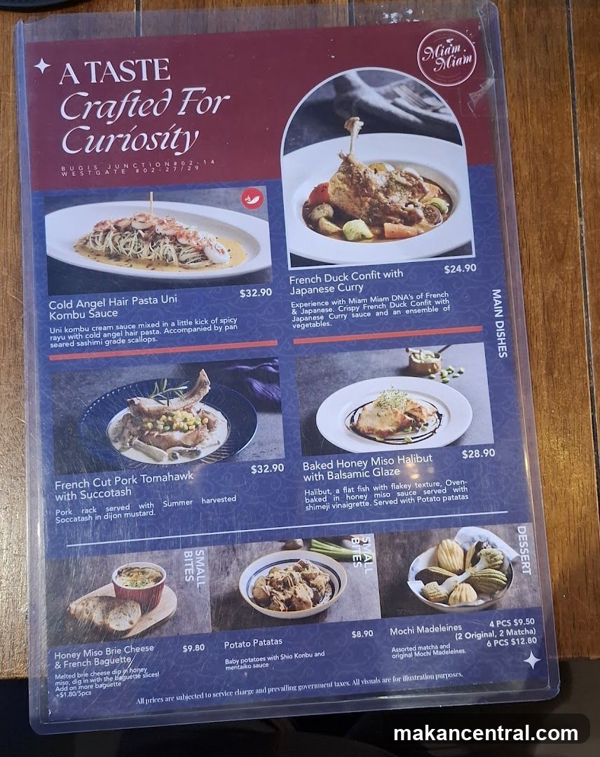 Miam Miam Menu