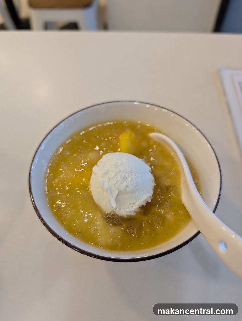 Dessert with Ice Cream