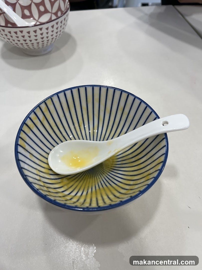Empty Bowl with Spoon