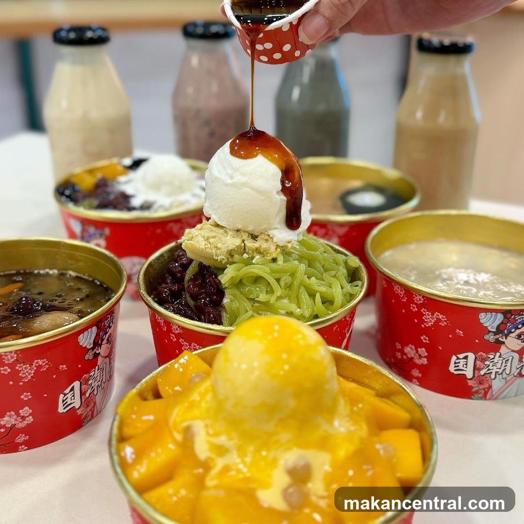 Dessert Bowls and Drinks