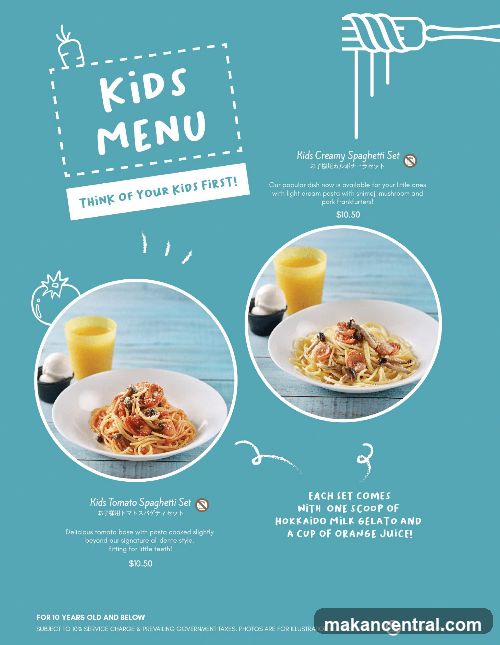 Kids Menu