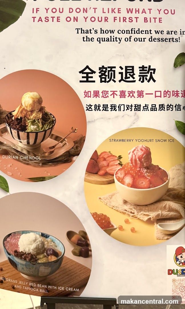 Dessert Advertisement