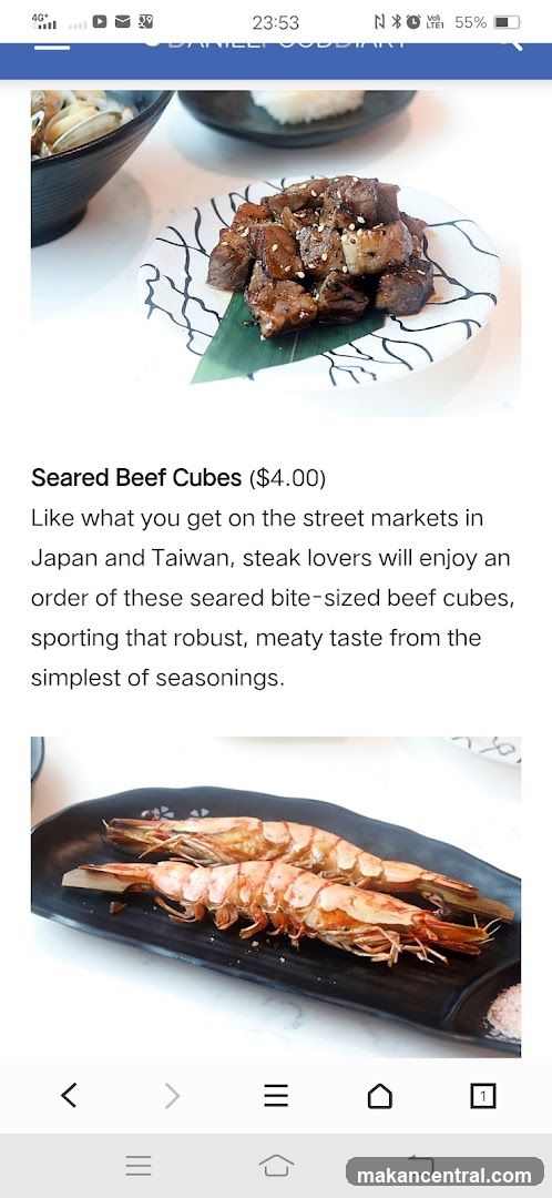 Seared Beef Cubes